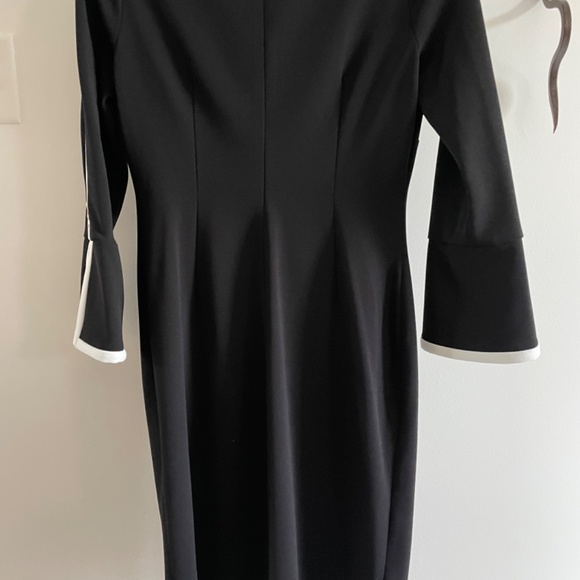 Classic Black and Cream Tommy Hilfiger dress - slim fit size 4 - Picture 4 of 8